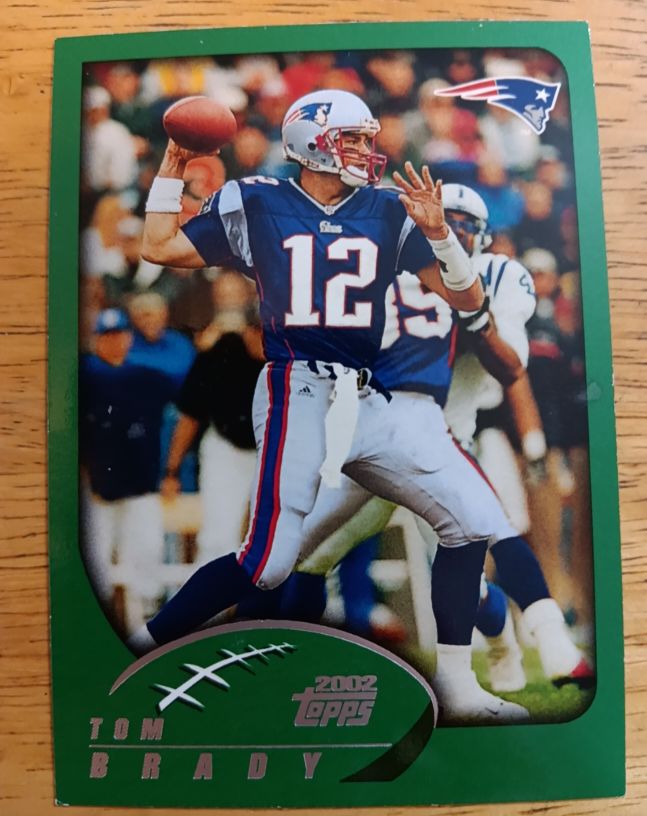 2002 Topps #248 Tom Brady — front