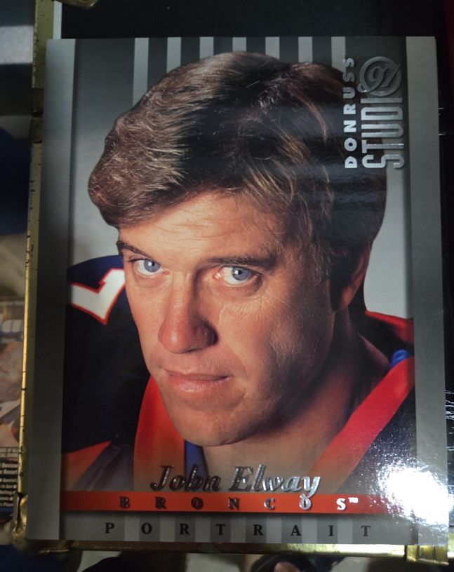 1997 Donruss Studio #8 John Elway — front