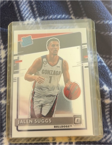2021-22 Donruss Optic #203 Jalen Suggs Rated Rookie — front