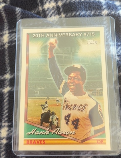 1994 Topps 20th Anniversary #715 Hank Aaron — front