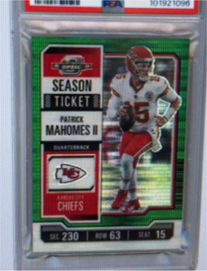 2023 Panini Contenders Optic Season Ticket #26 Patrick Mahomes II — front