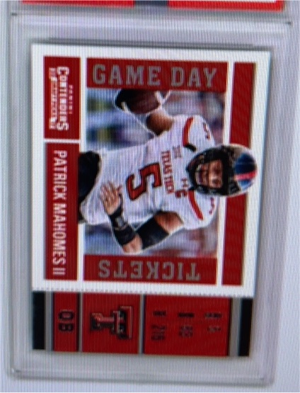 2017 Panini Contenders Draft Picks #15 Patrick Mahomes II Game Day Ticket — front