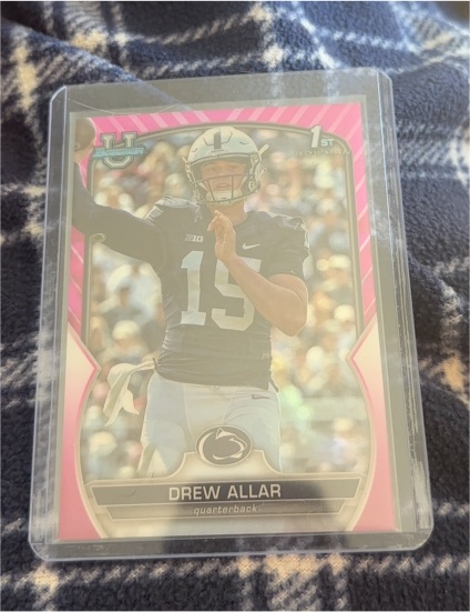 2022 Bowman University Chrome #59 Drew Allar — front