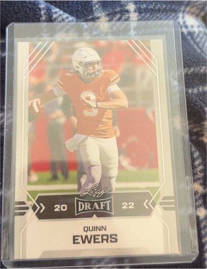 2022 Leaf Draft #04 Quinn Ewers — front