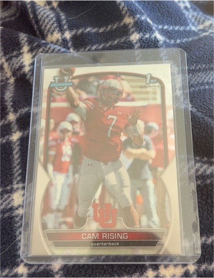 2022 Bowman University #Cam Rising 1st Bowman — front
