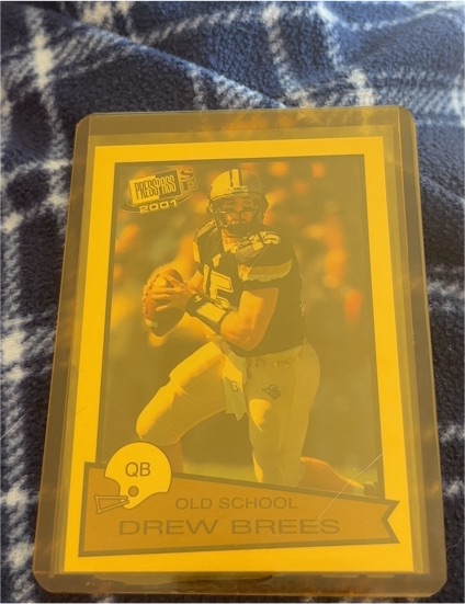 2001 Press Pass SE #OS2 Drew Brees — front