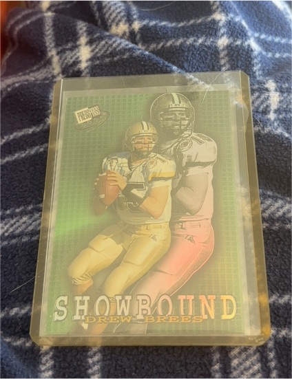 2001 Press Pass Showbound #SB1 Drew Brees — front