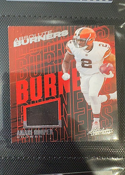 2023 Panini Absolute #AB-3 Amari Cooper Absolute Burners Patch — front