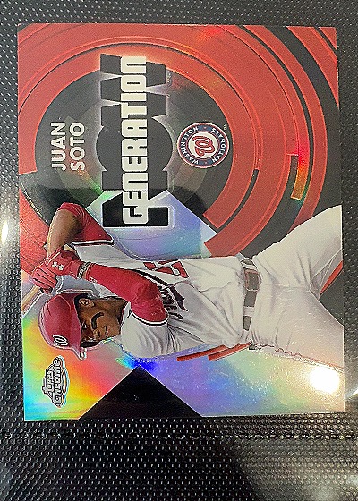 2022 Topps Chrome Update #GNC-3 Juan Soto Generation Now — front