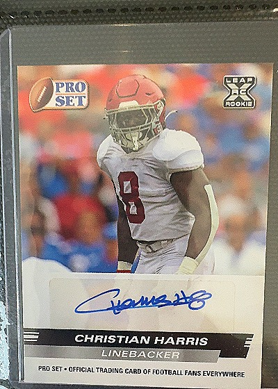 2022 Leaf Pro Set #PSP-CH1 Christian Harris — front