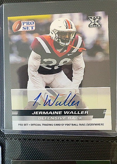 2022 Leaf Pro Set #JW2 Jermaine Waller — front