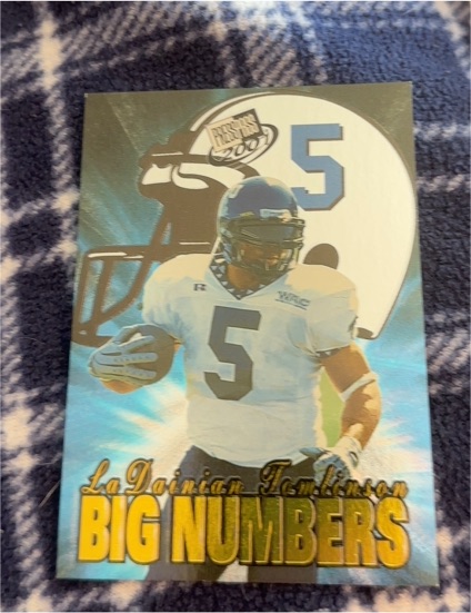2001 Press Pass Big Numbers #BN4 LaDainian Tomlinson — front