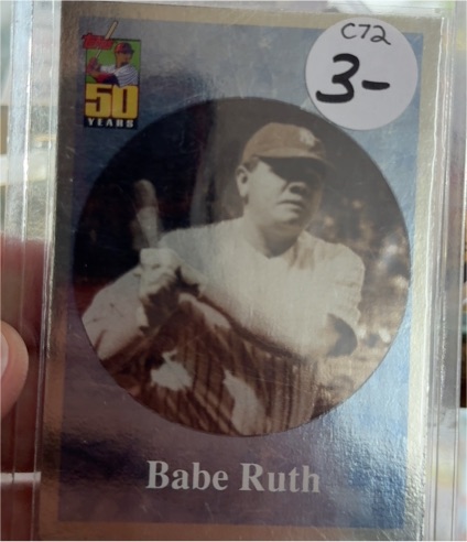2001 Topps Before There Was Topps #BT2 Babe Ruth — front