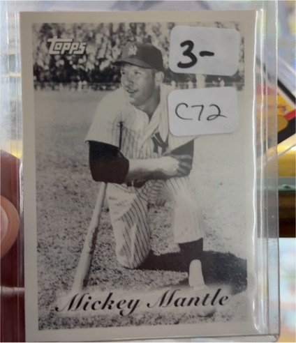 1996 Topps Mickey Mantle Foundation #NNO Mickey Mantle — front