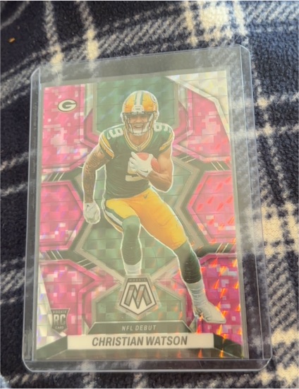 2022 Panini Mosaic #281 Christian Watson — front