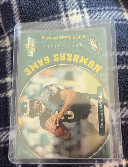 2001 Score Numbers Game #NG-22 Donovan McNabb — front