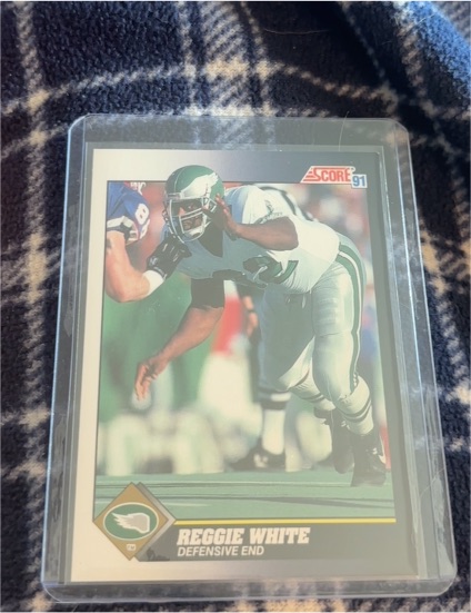 1991 Score #560 Reggie White — front