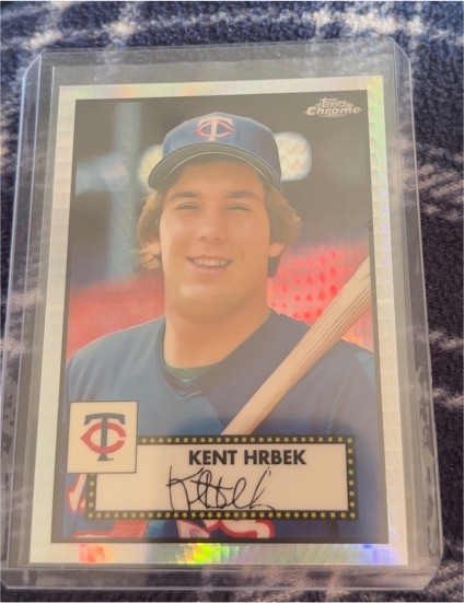 2021 Topps Chrome Platinum Anniversary #580 Kent Hrbek — front