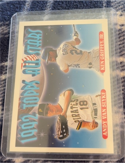 1992 Topps All Stars #405 Ken Griffey Jr. / Andy Van Slyke — front