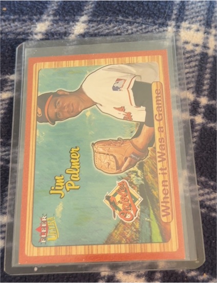 2003 Fleer Ultra When It Was A Game #38 Jim Palmer — front