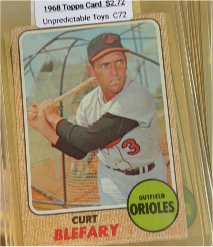 1968 Topps #312 Curt Blefary — front