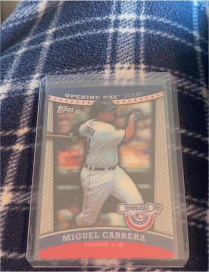 2012 Topps Opening Day Stars #ODS-3 Miguel Cabrera — front