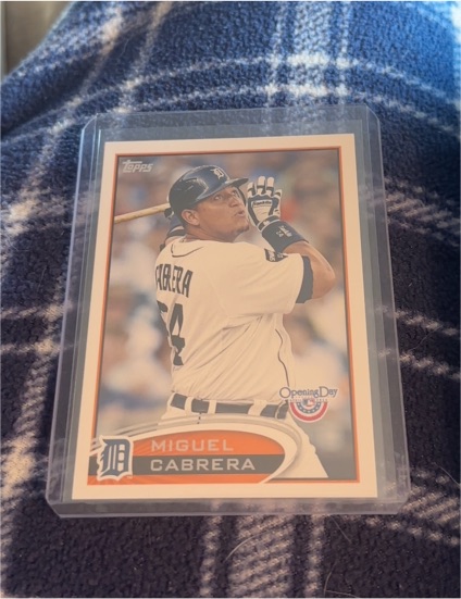 2012 Topps Opening Day #55 Miguel Cabrera — front