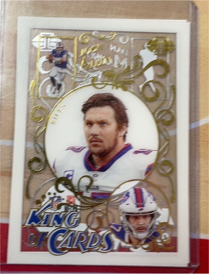 2021 Panini Illusions King of Cards #KC-8 Josh Allen — front