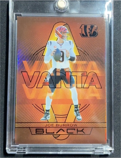 2025 Panini Black #20 Joe Burrow Vanta Black — front