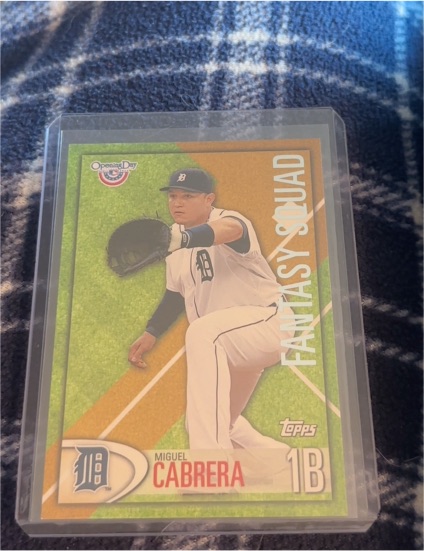 2020 Topps Opening Day Fantasy Squad #FS-1B Miguel Cabrera — front