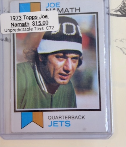 1973 Topps #400 Joe Namath — front