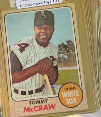 1968 Topps #413 Tommy McCraw — front