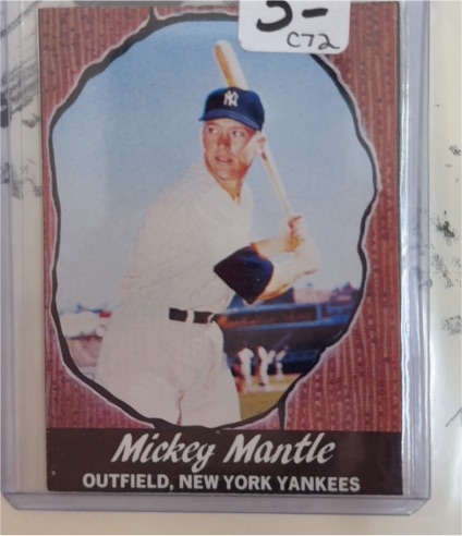 1988 Baseball Card Magazine #1 Mickey Mantle — front