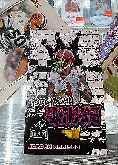 2023 Leaf Draft Touchdown Kings #98 Jordan Addison — front