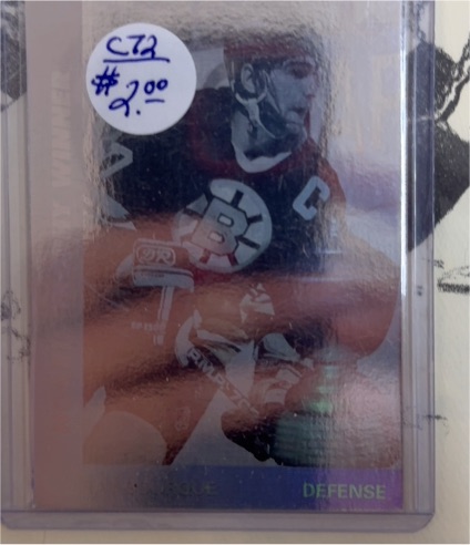 1991 Pro Set #72 Ray Bourque — front