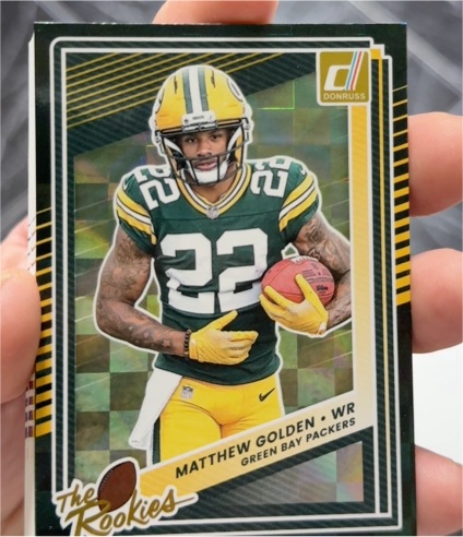2025 Donruss The Rookies #18 Matthew Golden — front