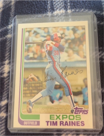 1982 Topps #70 Tim Raines — front
