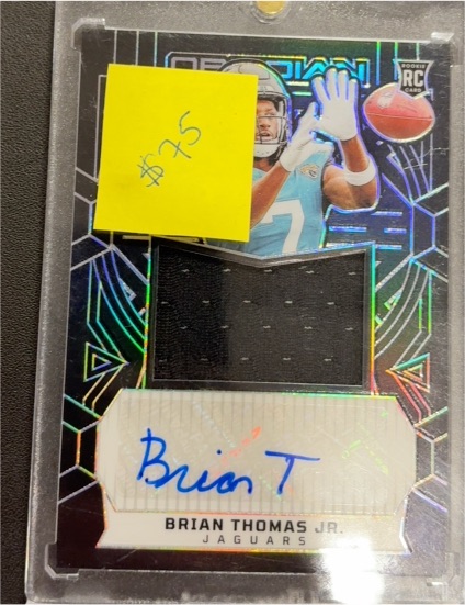 2024 Panini Obsidian #RJJ-BTJ Brian Thomas Jr. — front