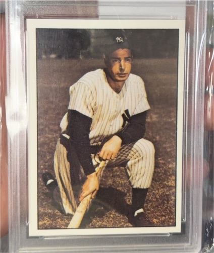 1979 TCMA Baseball History Series #1 Joe DiMaggio — front