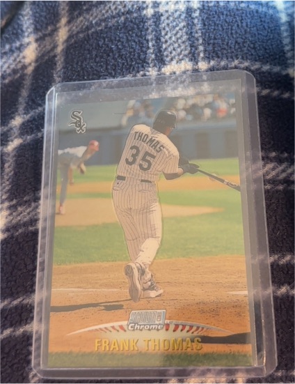 1999 Topps Stadium Club Chrome #SCC24 Frank Thomas — front