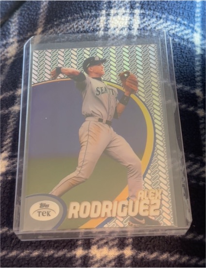 1998 Topps Tek #9 Alex Rodriguez — front