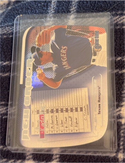 2001 Fleer Game Time New Order #NO3 Alex Rodriguez — front