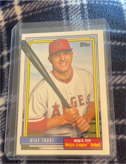 2022 Topps Archives #367 Mike Trout — front