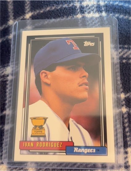 1992 Topps #78 Ivan Rodriguez — front