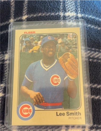 1983 Fleer #508 Lee Smith — front