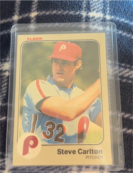 1983 Fleer #155 Steve Carlton — front