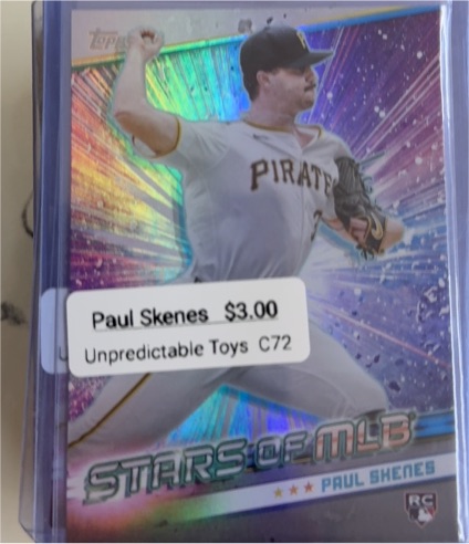 2024 Topps Stars of MLB #SMLB-64 Paul Skenes — front