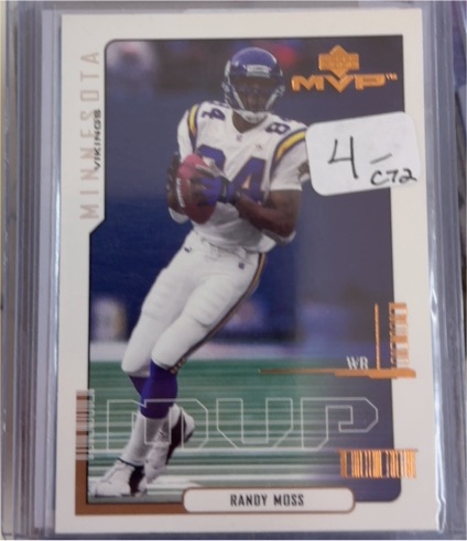 2000 Upper Deck MVP #84 Randy Moss — front