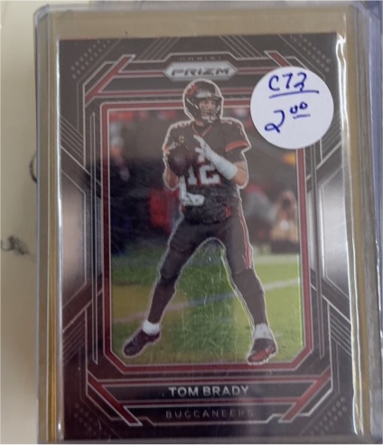 2022 Panini Chronicles Prizm Black #PB-2 Tom Brady — front