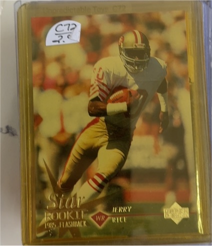 1997 Upper Deck Star Rookie Flashback #35 Jerry Rice — front